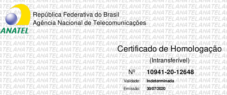 certificado homologacion brasil